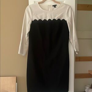 Ann Taylor Black and White Dress